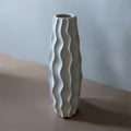Sculptural Wave Ceramic Vase